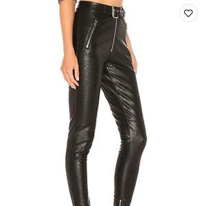 Danielle Guizio Leather Pants
